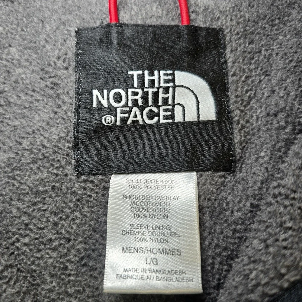 The North Face Denali Fleece Jacket Mens Large Gray Black Full Zip Gorpcore...‎